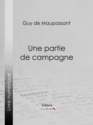 cover image of Une partie de campagne